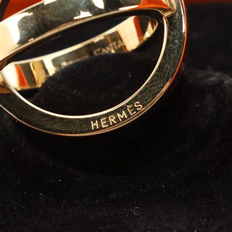 Hermès Bijouterie Fantaisie Cosmos Scarf Ring 